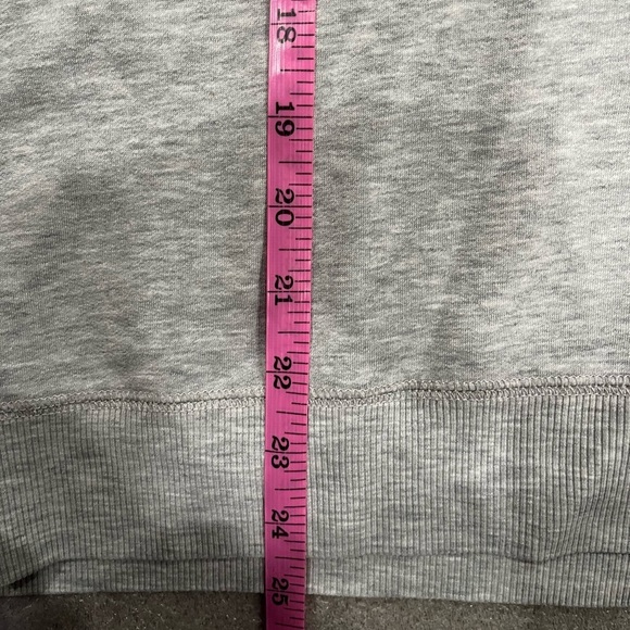 [S]Eileen Fisher Light Gray Organic Cotton Blend Hoodie - Picture 5 of 7